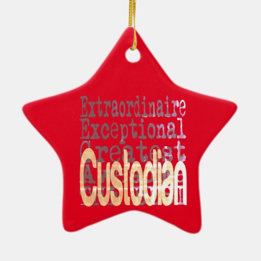 Sonderbeauftragter Keramik Ornament (Hinten)