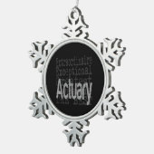 Sonderbeauftragter Schneeflocken Zinn-Ornament (Rechts)