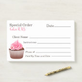 Sonderbestellung für Bäckerei Post-it Klebezettel (Auf Schreibtisch)