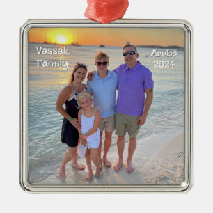 Sonderbestellung für Vassak Familie. Foto Ornament Aus Metall