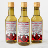 Sonderbestellung, Mini-Getränke-Labels für Jean Weinetikett (Flaschen)