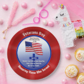 Sonderbestellung, Veteranen-Tageszeitung-Teller Pappteller (Party)