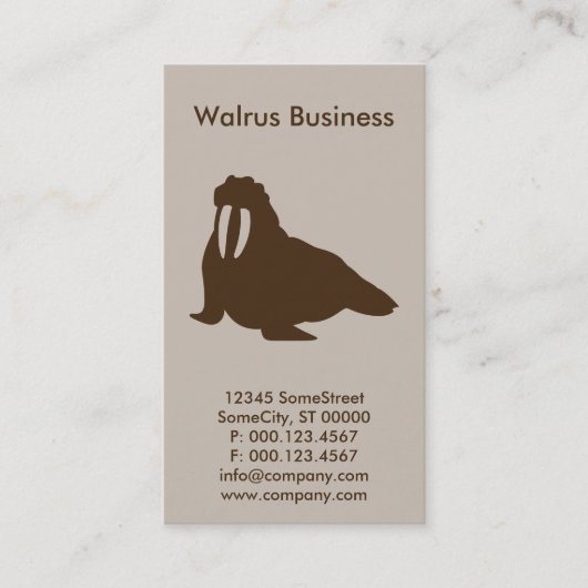 Sonderbetrieb Visitenkarte (Vorderseite)