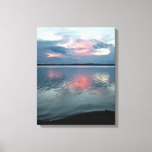 Sonderbild-Druck von Pastel Sunset Leinwanddruck (Vorderseite)
