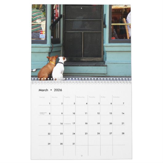 Sonderbild für Heimtiere mit Foto mit Jahreszahl Kalender (Mär 2026)