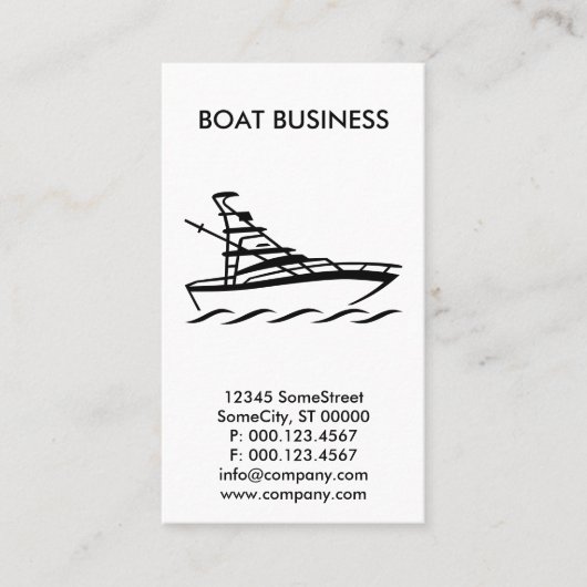 Sonderboot Visitenkarte (Vorderseite)