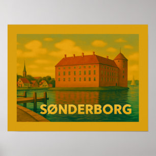 Sønderborg Dänemark Schloss Poster