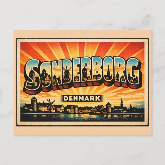 Sønderborg Dänemark Schloss Postkarte (Vorderseite)
