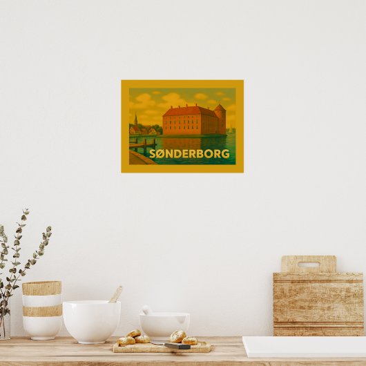 Sønderborg Denmark Castle Poster (Küche)