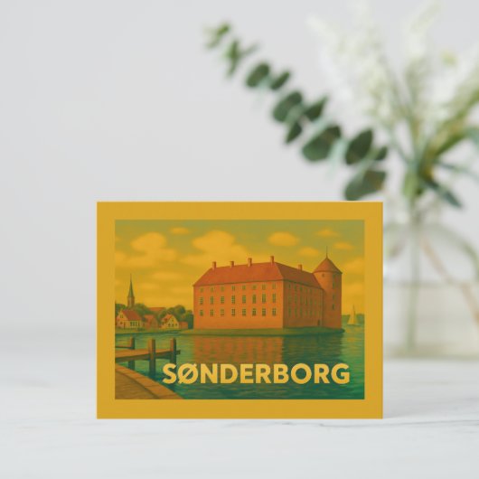 Sønderborg Denmark Castle Postkarte (Stehend Vorderseite)