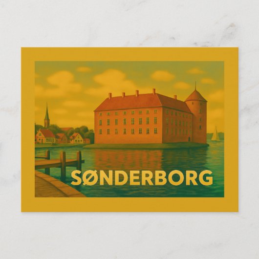 Sønderborg Denmark Castle Postkarte (Vorderseite)