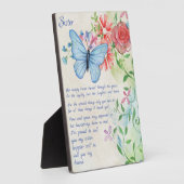 Sonderbotschafterin, Freundschaftsgedicht Fotoplatte (Seite)