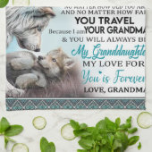 Sonderbrief an meine Großmutter von Oma Geschirrtuch (Gefaltet)