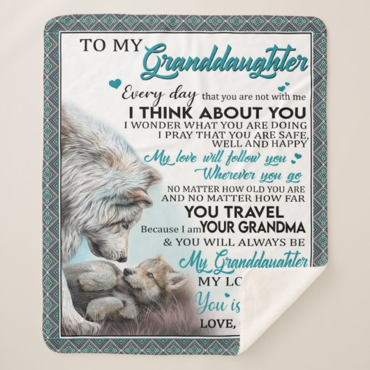 Sonderbrief an meine Großmutter von Oma Sherpadecke (Vorderseite)