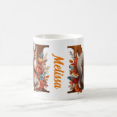 Sonderbrief M, Eichhörnchen, Herbst Kaffeetasse (Mittel)