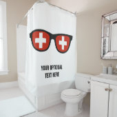 Sonderduschvorhang Swiss Shades Duschvorhang (Beispiel)