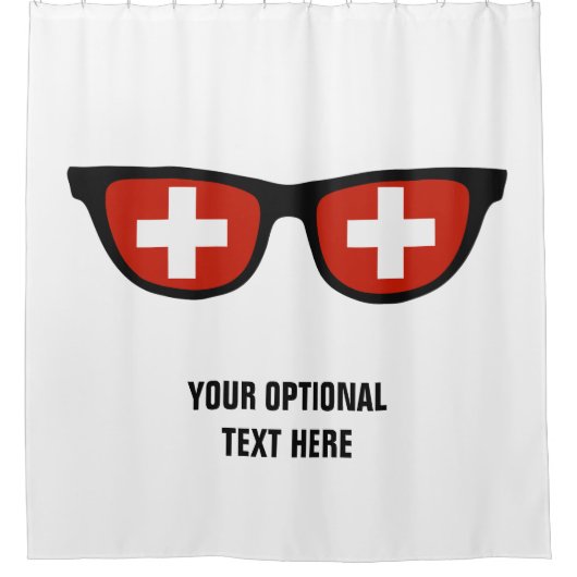 Sonderduschvorhang Swiss Shades Duschvorhang (Vorderseite)