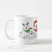 Sonderedition-Design mit Aslan, dem Samojeden Kaffeetasse (Links)