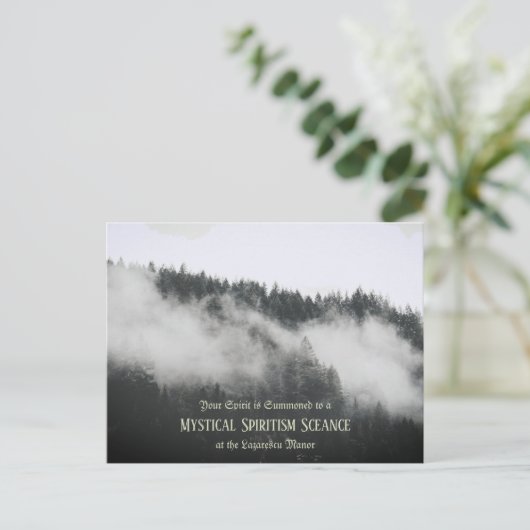 Sondereinladung Halloween Postkarte (Stehend Vorderseite)