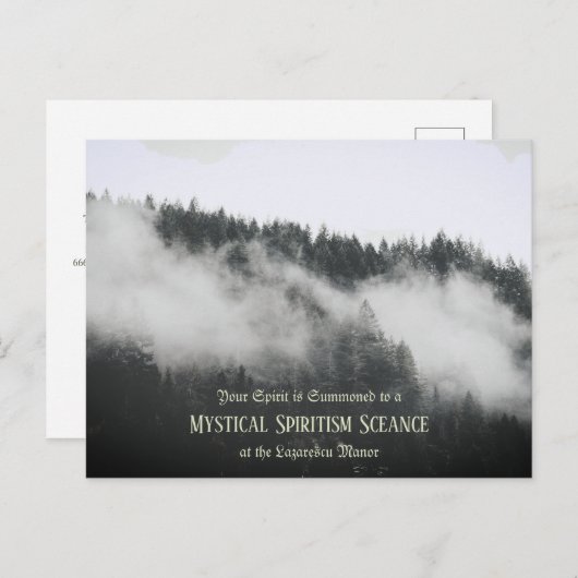 Sondereinladung Halloween Postkarte (Vorne/Hinten)