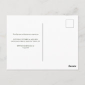 Sondereinladung Halloween Postkarte (Rückseite)