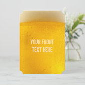 Sondereinladungen für BIER Einladung (Stehend Vorderseite)