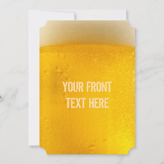 Sondereinladungen für BIER Einladung (Vorderseite)