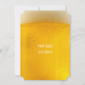 Sondereinladungen für BIER Einladung (Rückseite)