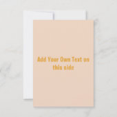 Sondereinladungen von GAIETY Einladung (Rückseite)