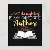 Sonderentwurf Meine Tochter ist mein Lieblingsschr Flyer (Hinten)