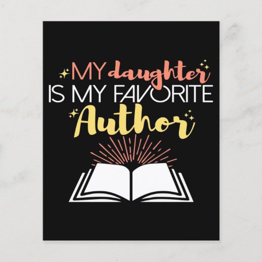 Sonderentwurf Meine Tochter ist mein Lieblingsschr Flyer (Vorne)