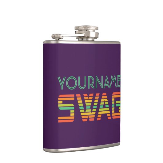 Sonderflasche mit Monogramm SWAG Flachmann (Rechts)