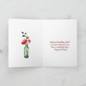 SONDERFREUND SYMBOLIC ROTES TELEFON BEIM GEBURTSTA KARTE (Innenseite)