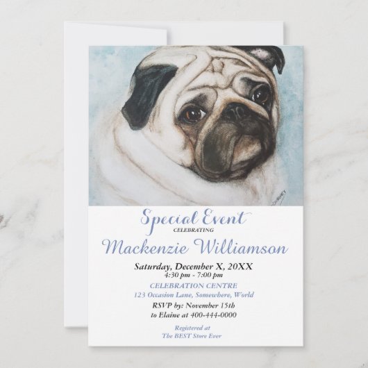 SONDERGEBURTSTAG EINLADUNG (Vorderseite)