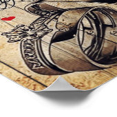 Sondergeschenk für Familien | An mein Ehemann anwe Poster (Ecke)