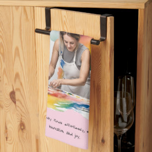 Sondergeschenk für Kreativität und Innovation Geschirrtuch