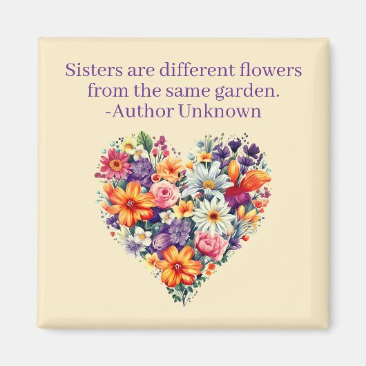 Sondergeschenk für Schwester Magnet (Vorne)