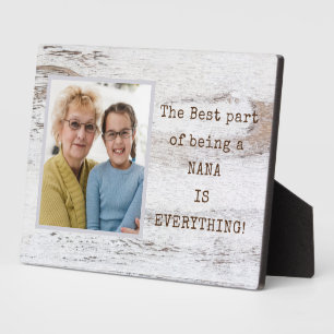 Sondergeschenk! NANA Foto Plaque mit Easel Fotoplatte