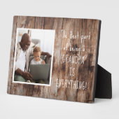 Sondergeschenk! Opa Foto Plaque mit Easel Fotoplatte (Seite)