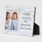 Sondergeschenk! SISTER Foto Plaque mit Easel Fotoplatte (Seite)