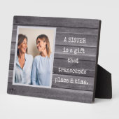 Sondergeschenk! SISTER Foto Plaque mit Easel Fotoplatte (Seite)