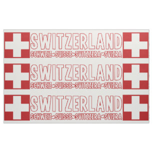 Sondergewebe SCHWEIZ Stoff