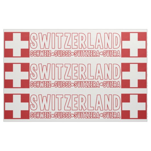 Sondergewebe SCHWEIZ Stoff (Yard (91,4 cm))