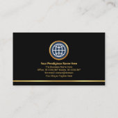 Sondergründer der Goldschicht Visitenkarte (Rückseite)