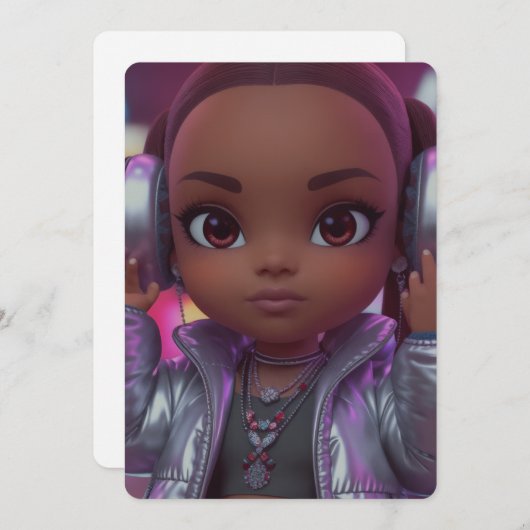 Sonderkarte für Musik Lover Einladung (Vorne/Hinten)