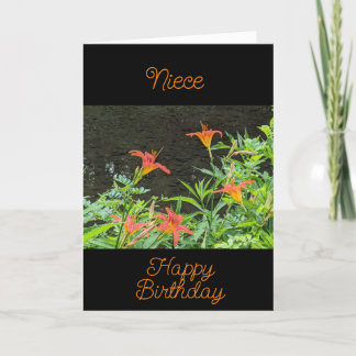 SONDERKARTE *NIECE* GEBURTSTAG KARTE