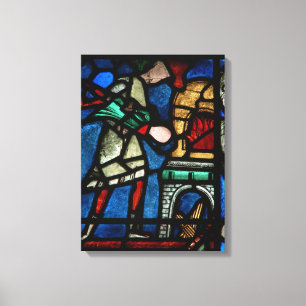 Sonderkommando eines Juden, der seinen Sohn in Leinwanddruck