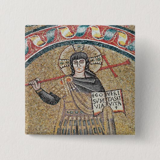 Sonderkommando eines Kriegers Christus Button (Vorderseite)