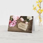 "SONDERLADY RETIRES" KARTE (Gelbe Blume)