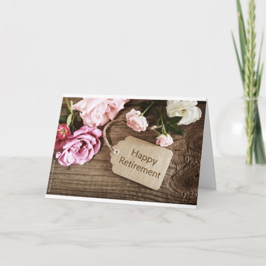 "SONDERLADY RETIRES" KARTE (Vorderseite)